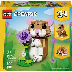 LEGO CREATOR 31376 LEGO® CREATOR 3-in-1-Set Niedlicher Hamster mit Blume (31376)