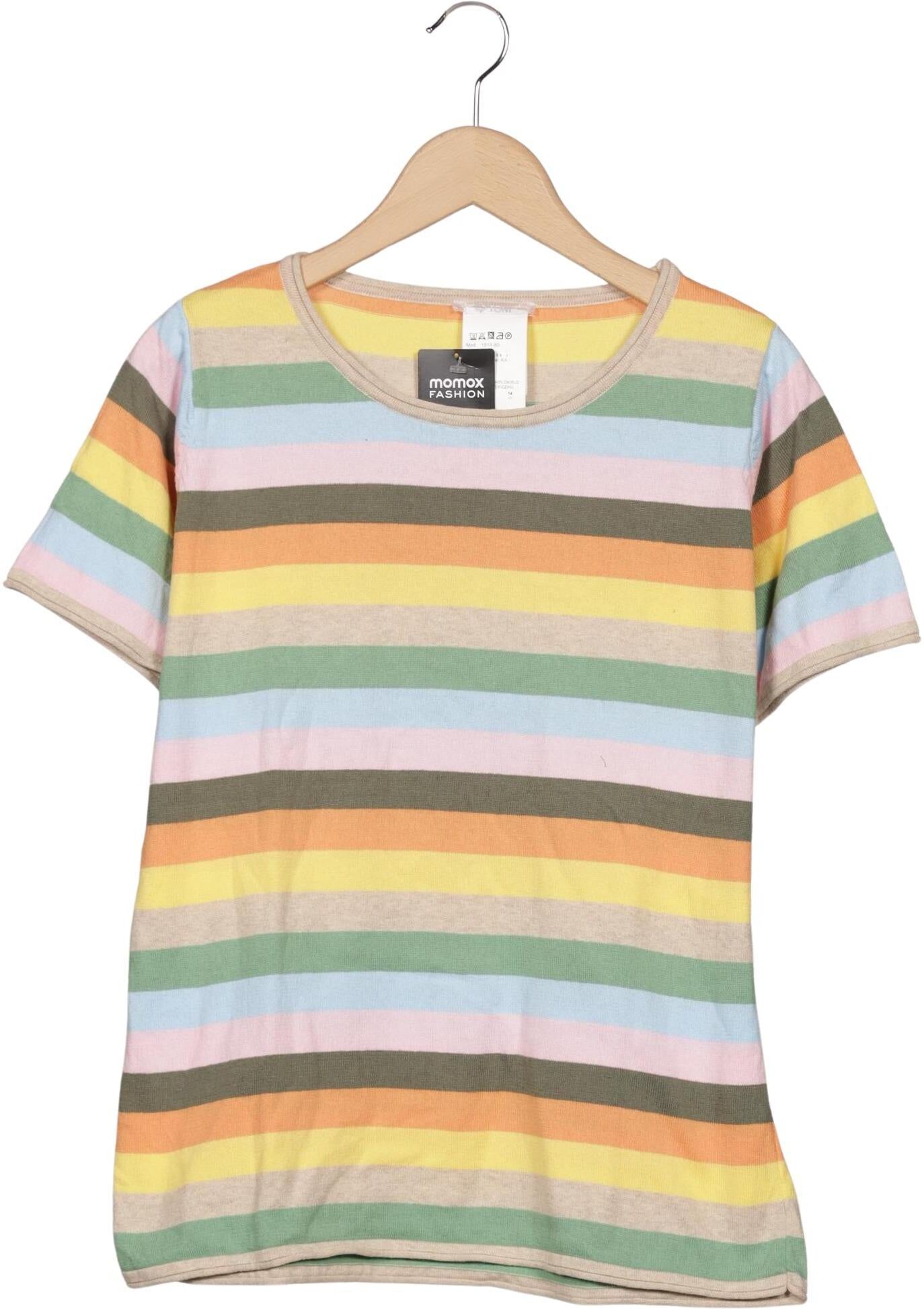 Toni Damen T-Shirt, Mehrfarbig, Gr. EU 40, Baumwolle - Second Hand