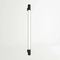 Wandleuchte Retroleuchte Antik Wandlampe T8-Sockel Stahl Schwarz Metallstab