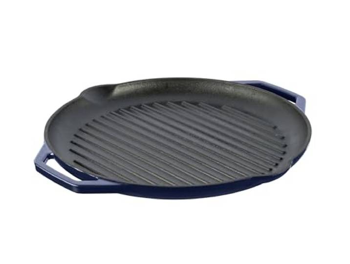 Grand Feu - Geëmailleerde gietijzeren grillpan - blauw