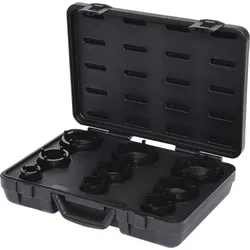KS Tools Nutmuttern-Schlüssel-Satz, Zapfen aussen liegend, 9-tlg - 450.5000