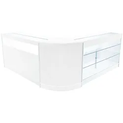 Triton LED Verkaufstheken-Set CM60 + K1500 + B1500 - Weiß
