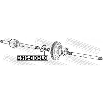 FEBEST Tripodestern, Antriebswelle 2816-DOBLO für ALFAROME/Fiat/LANCI