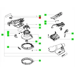FESTOOL Gehäuseeinsatz ETS 150 EC Hub 3 blau