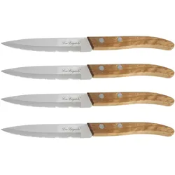 Amefa Wald Holz Set 4 Holzmesser 21,5Cm