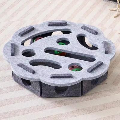 Uplifted Finds Felt Matrix Puzzle Sequestration Hub gray Round