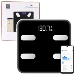 Elektronische Personenwaage Smart Bluetooth Funktion BMI BMR Anwendung