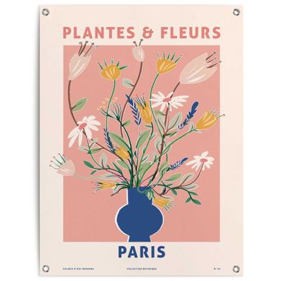 Poster REINDERS "Blumen", bunt (farbe bild(er): bunt), B:60cm H:80cm T:0,1cm, Leinwand, Bilder, Poster, Outdoor für Garten oder Balkon