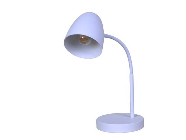 Tischlampe Tischleuchte Nachttischleuchte weiß Spot beweglich E14 H 40 cm