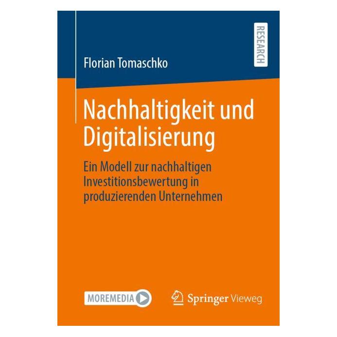 Springer Nachhaltigkeit und Digitalisierung (Deutsch, Softcover, Florian Tomaschko) (64776364)