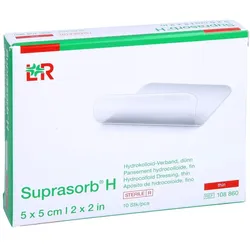 Suprasorb H Hydrokoll.verb.dünn 5x5 cm 10 St