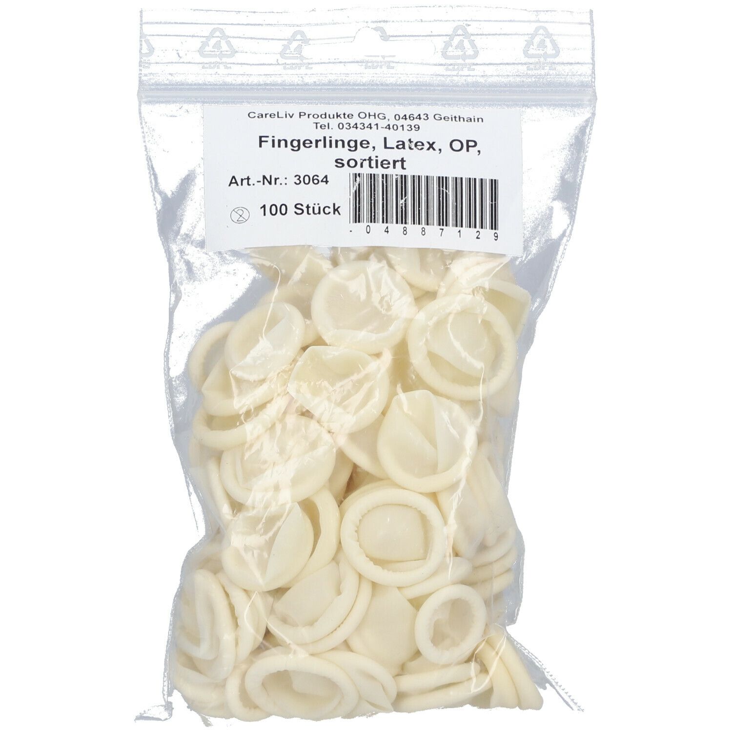 Fingerling Latex OP sortiert 100 St