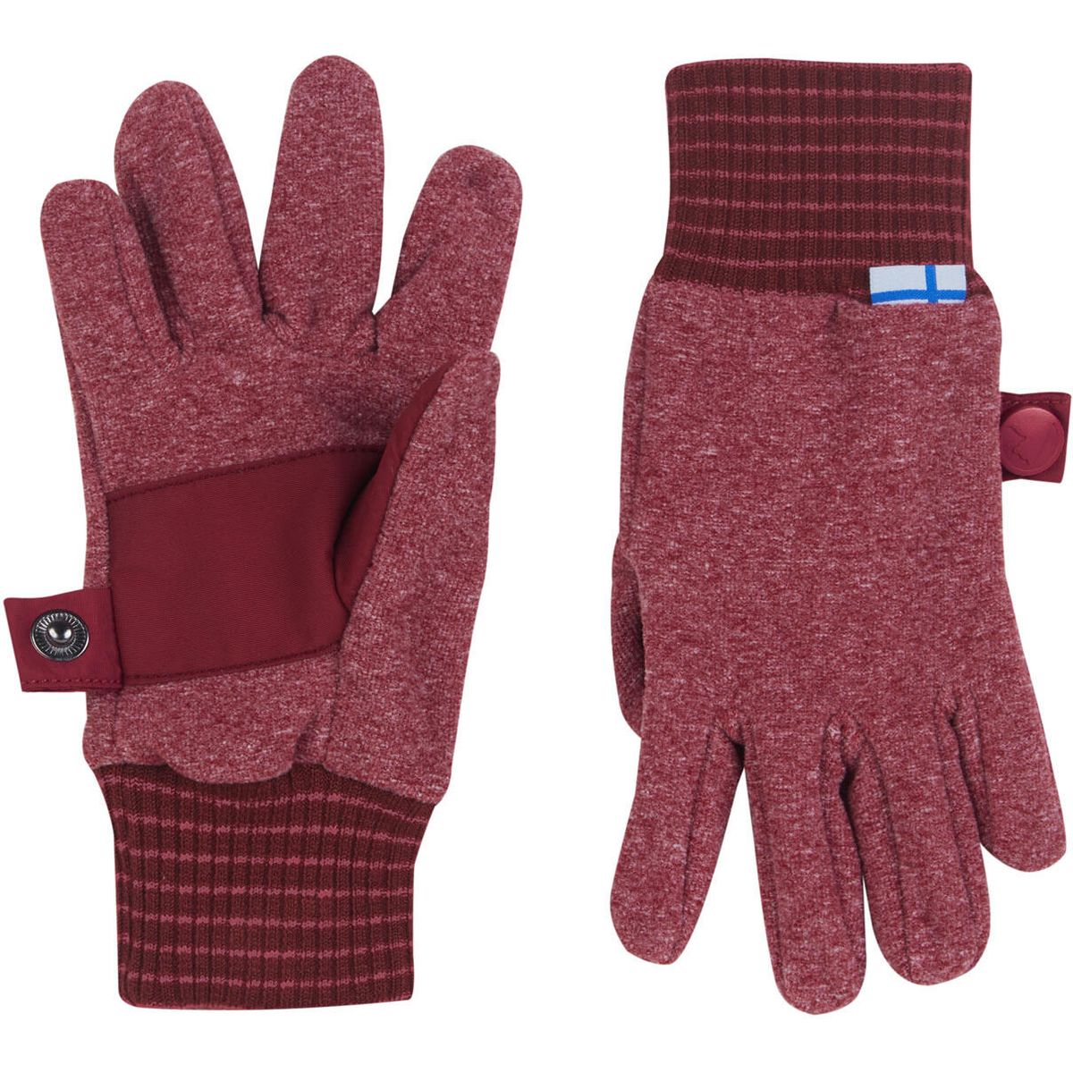 Finkid Sormikas Knit cranberry (243000) M 8000245-243000-M