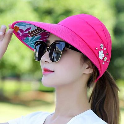 Sommer-Sonnenhut für Damen, Outdoor-Reisen, Sonnenschutz, Sonnenhut, faltbarer Anti-Ultraviolett-Sonnenhut