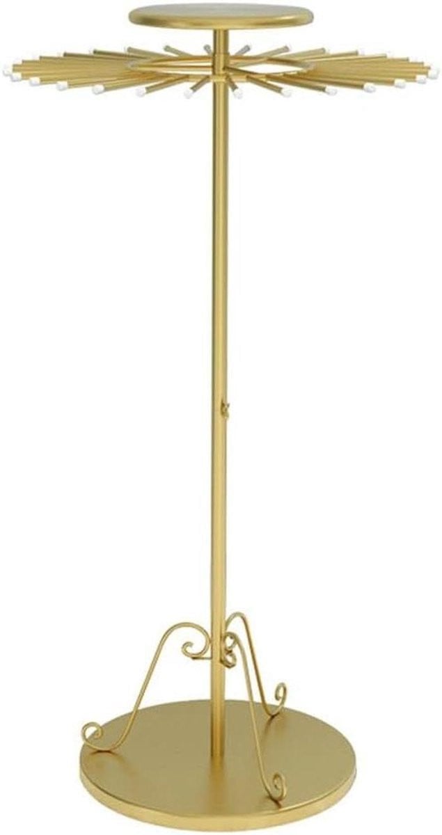 Sjaal Organizer Vloer Displayrek Zwart - In hoogte verstelbaar tot 140 cm