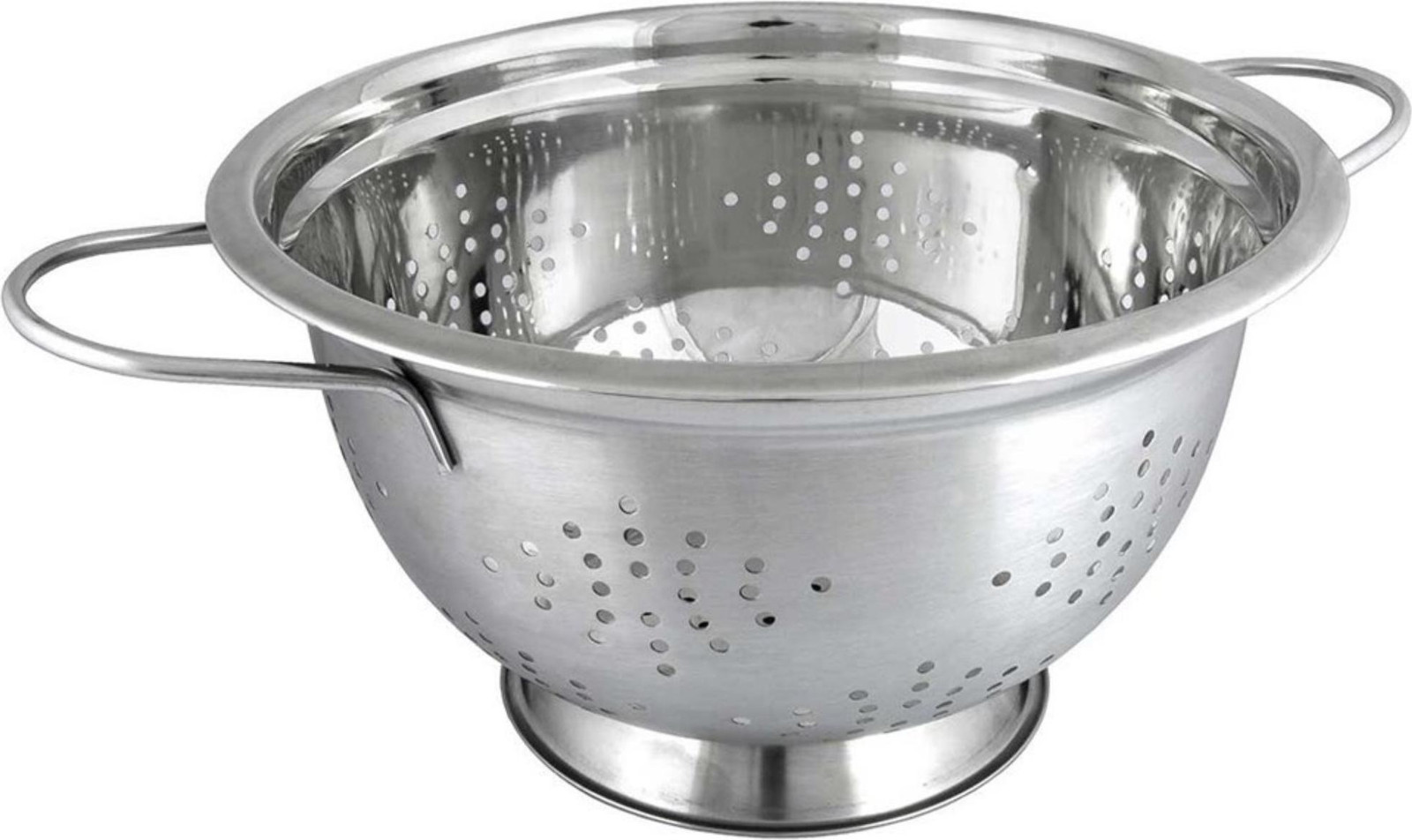 KINGhoff diep stalen vergiet met handgrepen 24 cm KH1237