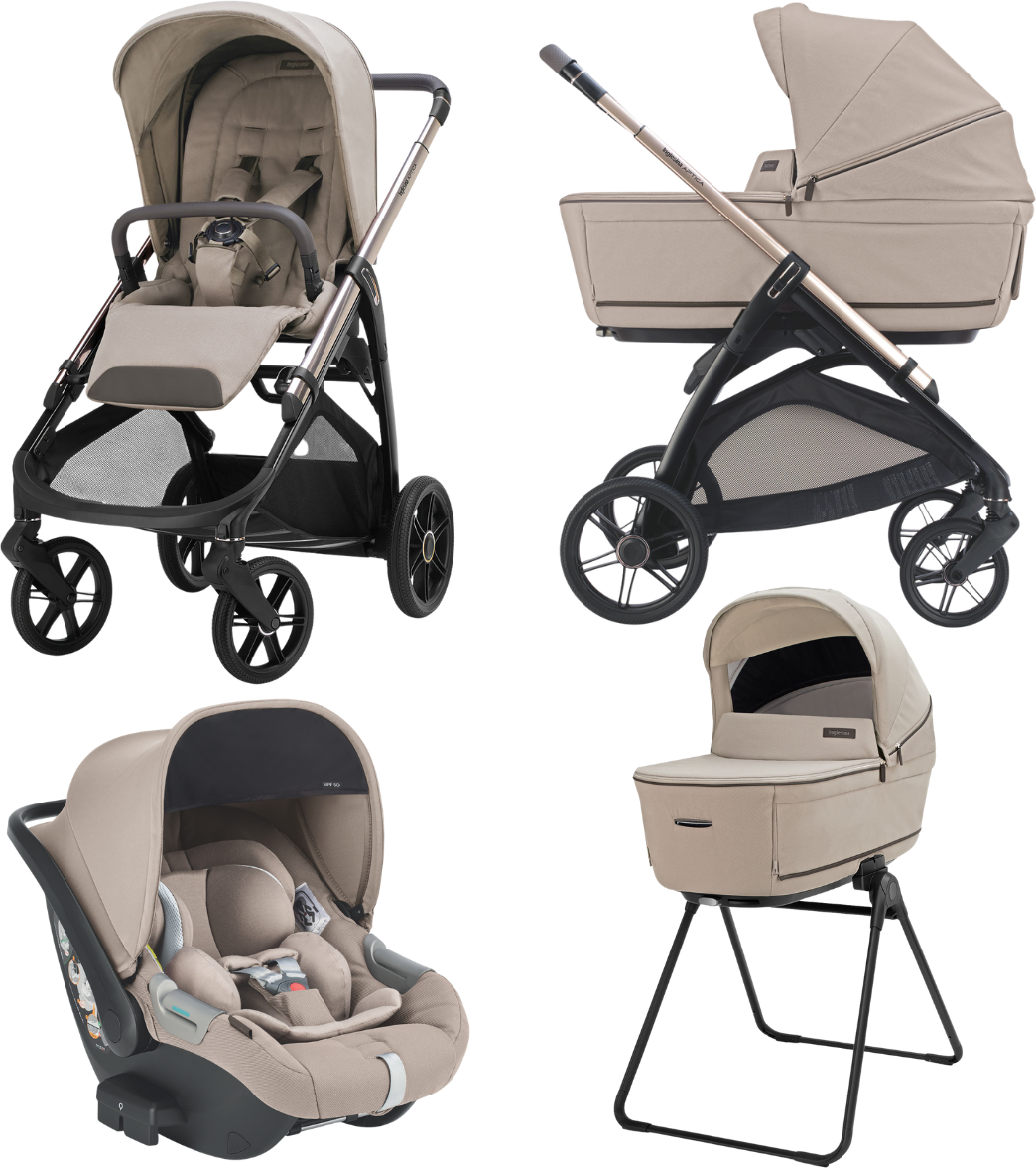 Inglesina Cochecito 3 en 1 Aptica con Darwin - Vicuna Beige 2026