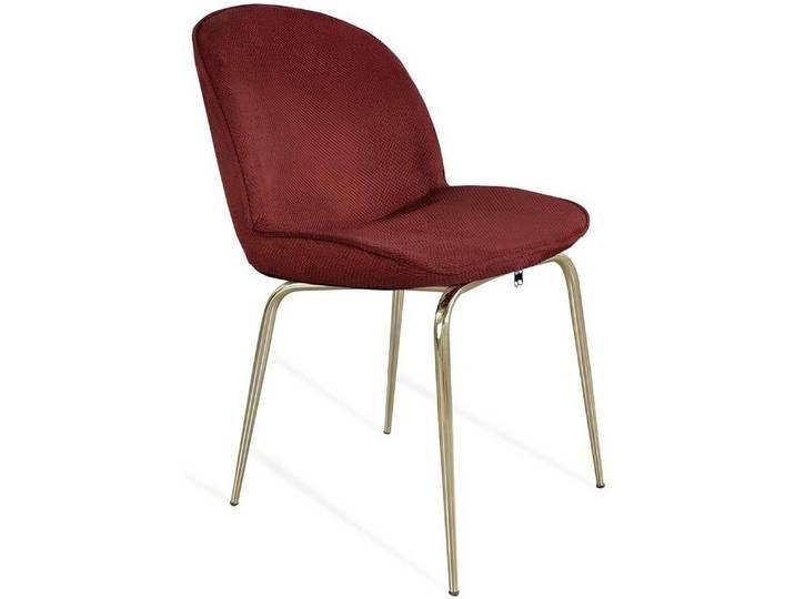 Xlmoebel Polsterstuhl Roter Polsterstuhl für Esszimmer und Wohnzimmer (1 St), Hergestellt in Europa