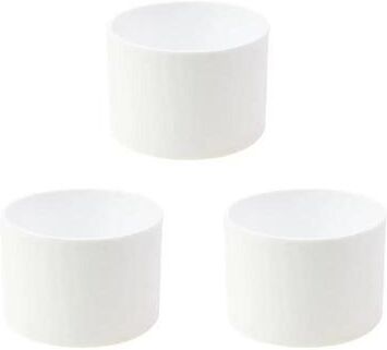 Inspired Deals 3pcs Owala Bottle Boot Silicone Base Protectors For 24oz Free Sip, Twist & Flip Bottles white