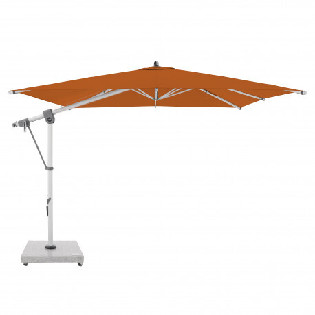 Doppler EXPERT Sonnenschirm, 3 x 3 Meter - Schwenksonnenschirm mit seitlicher Stange: Stoffmuster - T831