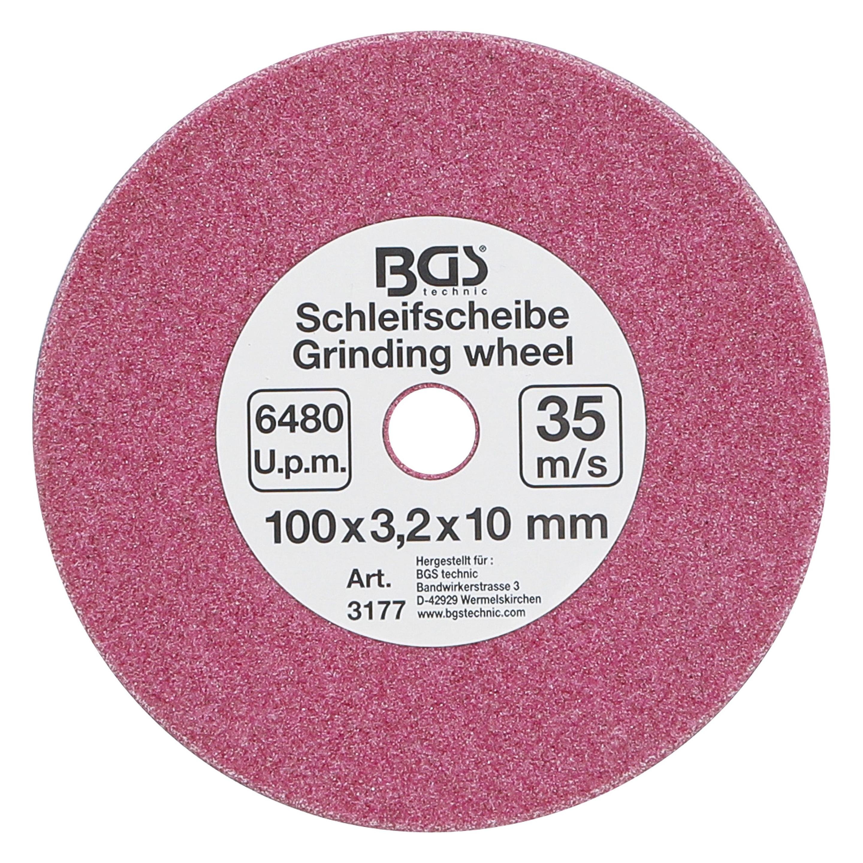 BGS Schleifscheibe für Art. 3180 Ø 100 x 3,2 x 10 mm (3177)