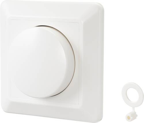 Sygonix SY-4697886 Drehdimmer, Universal-Dimmer Geeignet für Leuchtmittel: Halogenlampe, LED-Lampe, Glühlampe