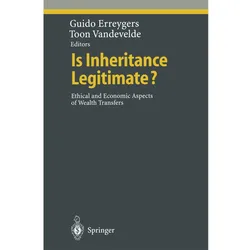 Is Inheritance Legitimate?, Fachbücher von Guido Erreygers, Toon Vandevelde