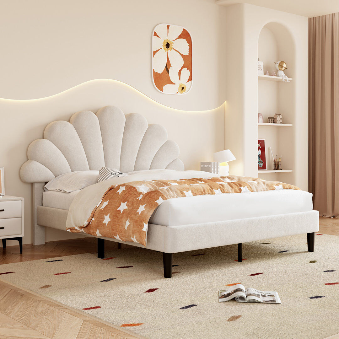 Fairmont Park Bed Frame Beige Double (4'6)
