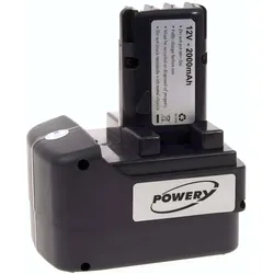 Powery Akku für Werkzeug Metabo 6.31729 (12V 2000mAh NiMH)