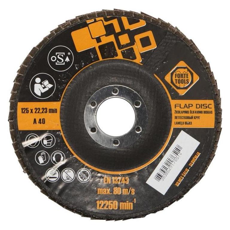 Forte tools ABRASIVE FLAP DISC 125X22,23 MM FORTE T (80) (36519577)