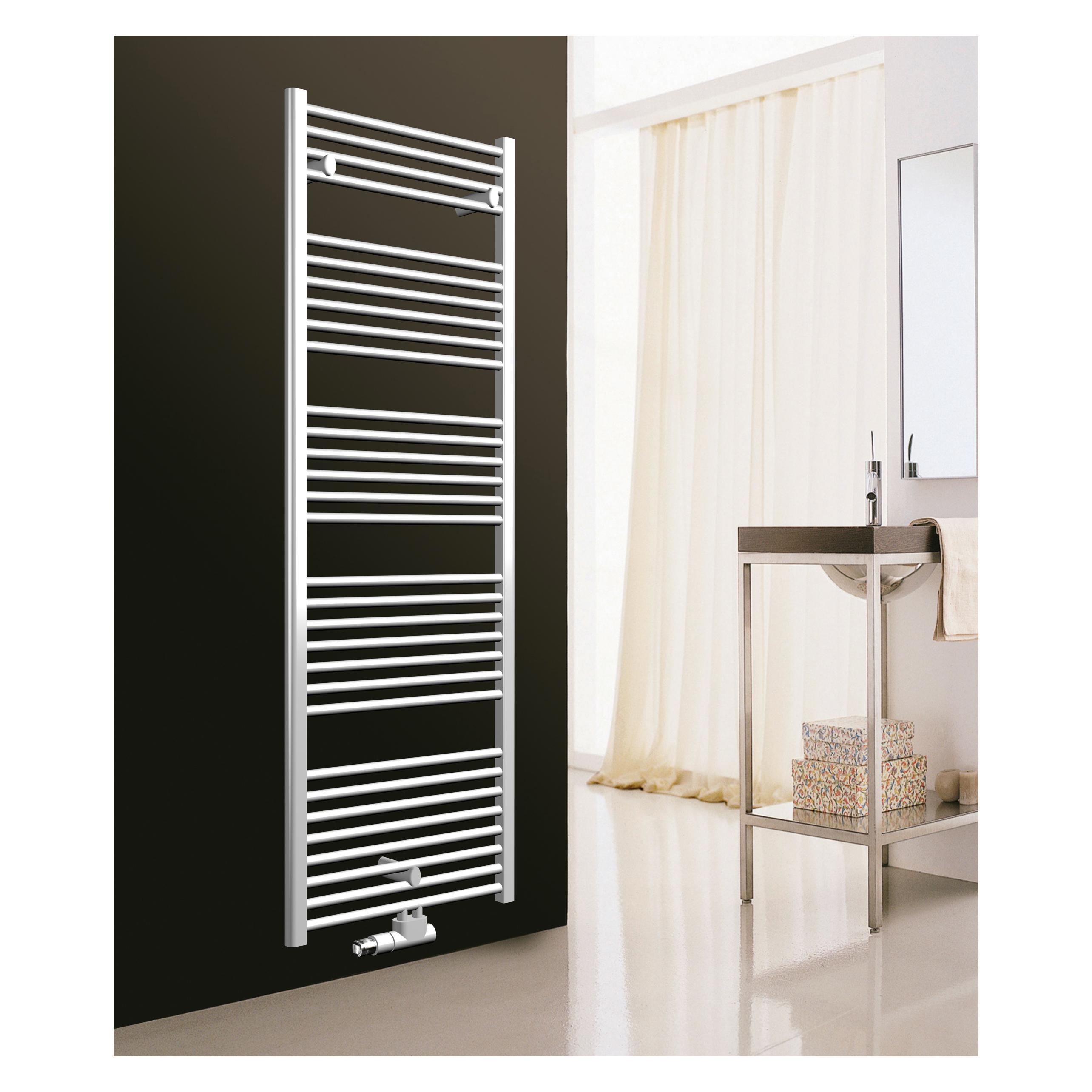 Magni HS Badheizkörper EVELINO weiss gerade Mittelanschluss 1322x450mm 09163114 (09163114)