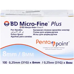 B-D Micro-Fine+ 8 Nadeln 0.25x8Mm 100 ST