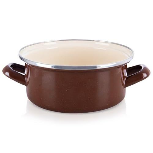 Orion Group Bruine Geëmailleerde Pan, 1,6 l