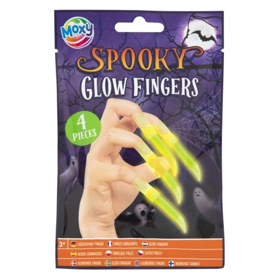 Grafix MOXY Halloweenské svítící nehty 4ks (4 Stk.) (820011)
