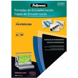 Fellowes, Briefumschlag, Umschlag 100 Stück Buchbinden Blau A4 Polypropylen (A4)