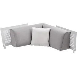 Boom Rückenmodul Ecke solid - 301 - weiß Deluxe solid