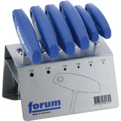 Forum Professional Solutions, Schraubenzieher, Schraubendreher-Satz für TORX-Schrauben, mit Quergriff