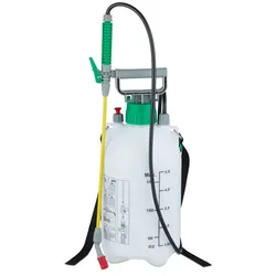 Relaxdays 2 x Drucksprüher 5 Liter Weiß,Gelb,Grün