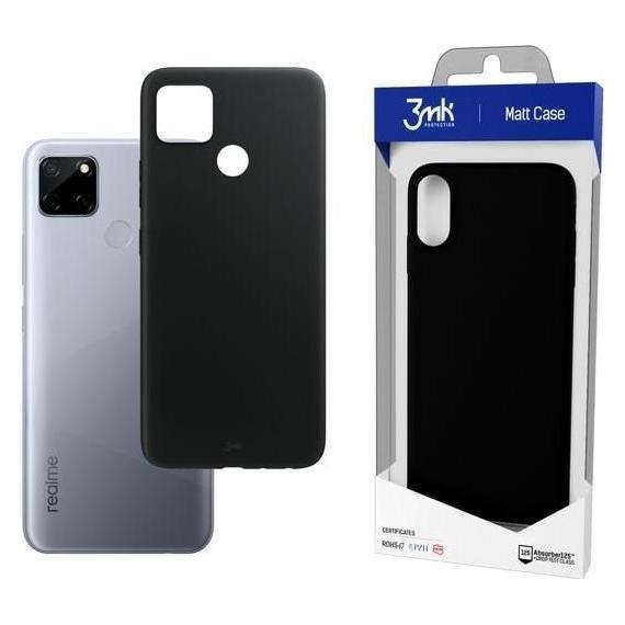 3MK Matte Hülle für Realme C12 schwarz/schwarz (Realme C12) (3mk Matt Case(179))