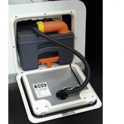 SOG I Typ F (C250/C260) 12V Toilettenentlüftung Türvariante weiß