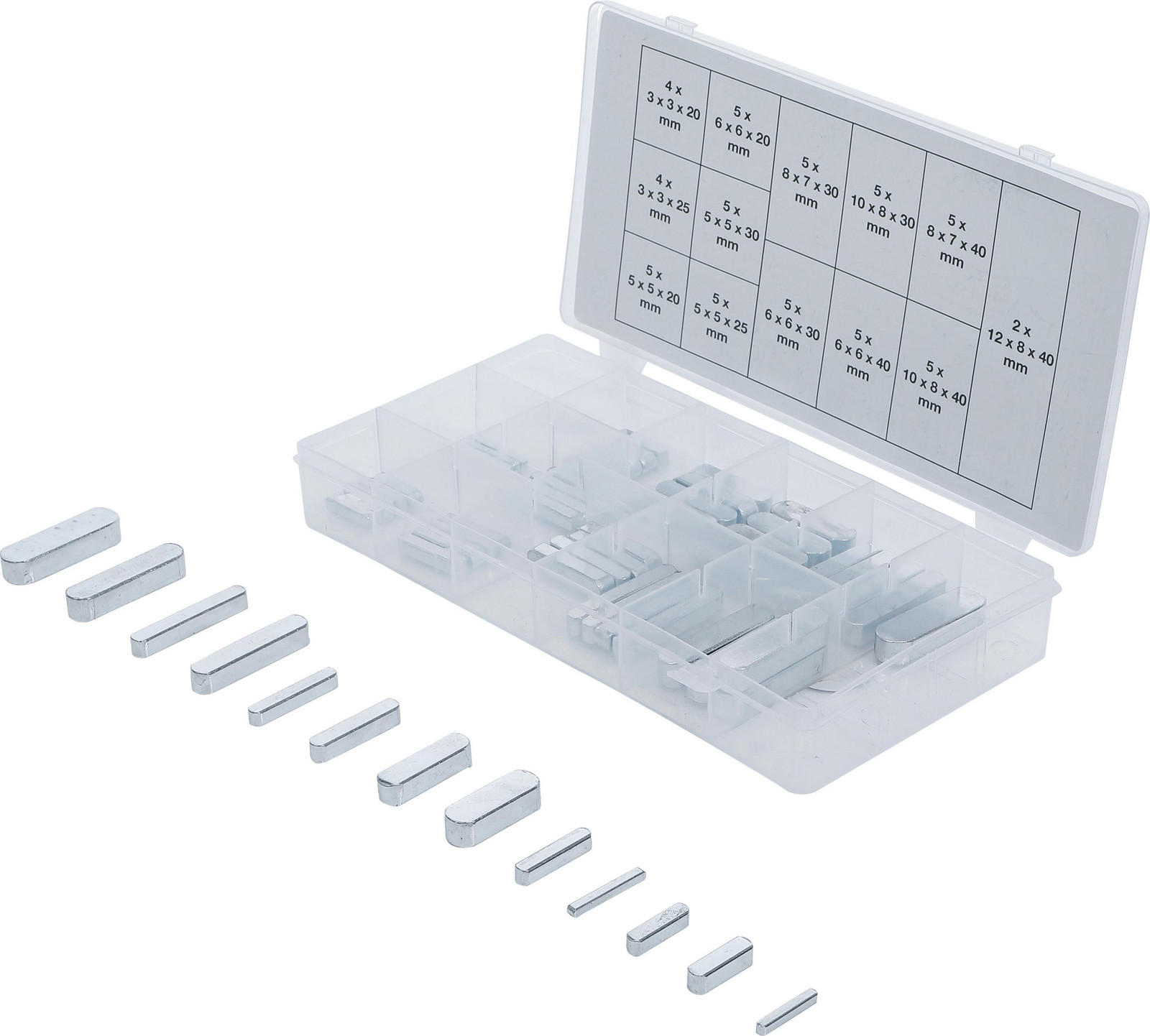 BGS Technic 8141 Assortiment passveren, 60-delig