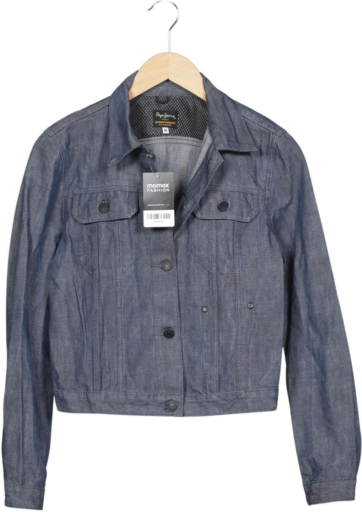 Pepe Jeans Damen Jacke, Blau, Gr. M, Baumwolle - Second Hand