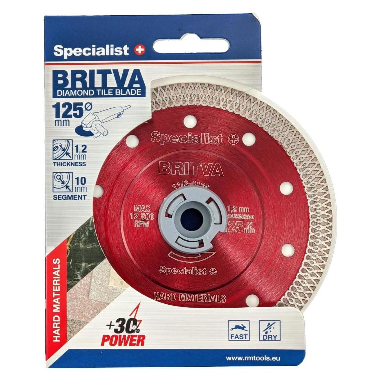 Bloomsbury Deim. disk. BRITVA 125x1,2x22 mm (11/2-4125)