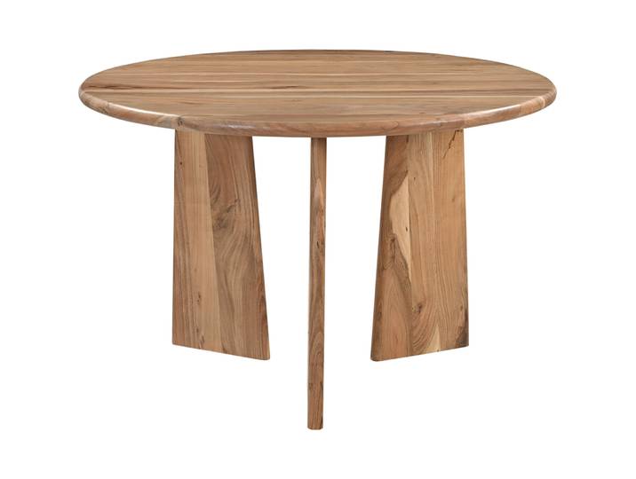 Tisch Acacia Akazie Nature Massivholz B 120 T 120 cm - Tisch