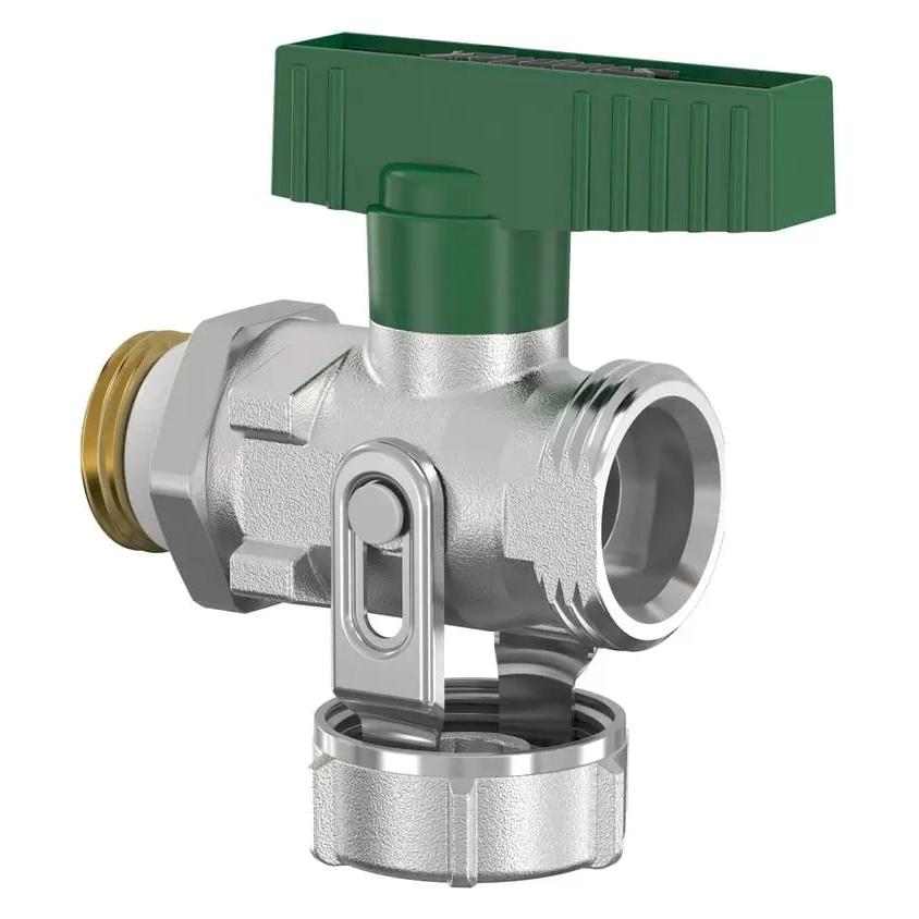 Flamco GmbH Simplex KFE Kugelhahn PN16 Durchgang 1/2 DVGW Flügelgriff grün (F10639)