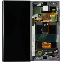 LCD Kompletteinheit inkl. Frontcover für Samsung Galaxy Note 10 N970F, schwarz