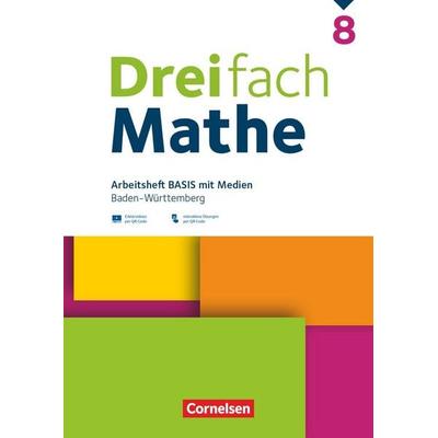 Dreifach Mathe - Baden-Württemberg - 8. Schuljahr, Taschenbuch von , Cornelsen Verlag, 978-3-06-000378-5