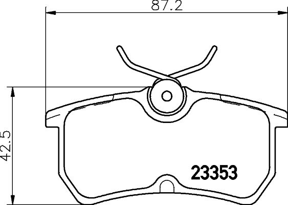 Don Bremsbelagsatz, Scheibenbremse Pcp1031 Für Ford