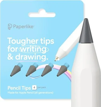 Paperlike Spitzen für Eingabestift grau, 4 St.