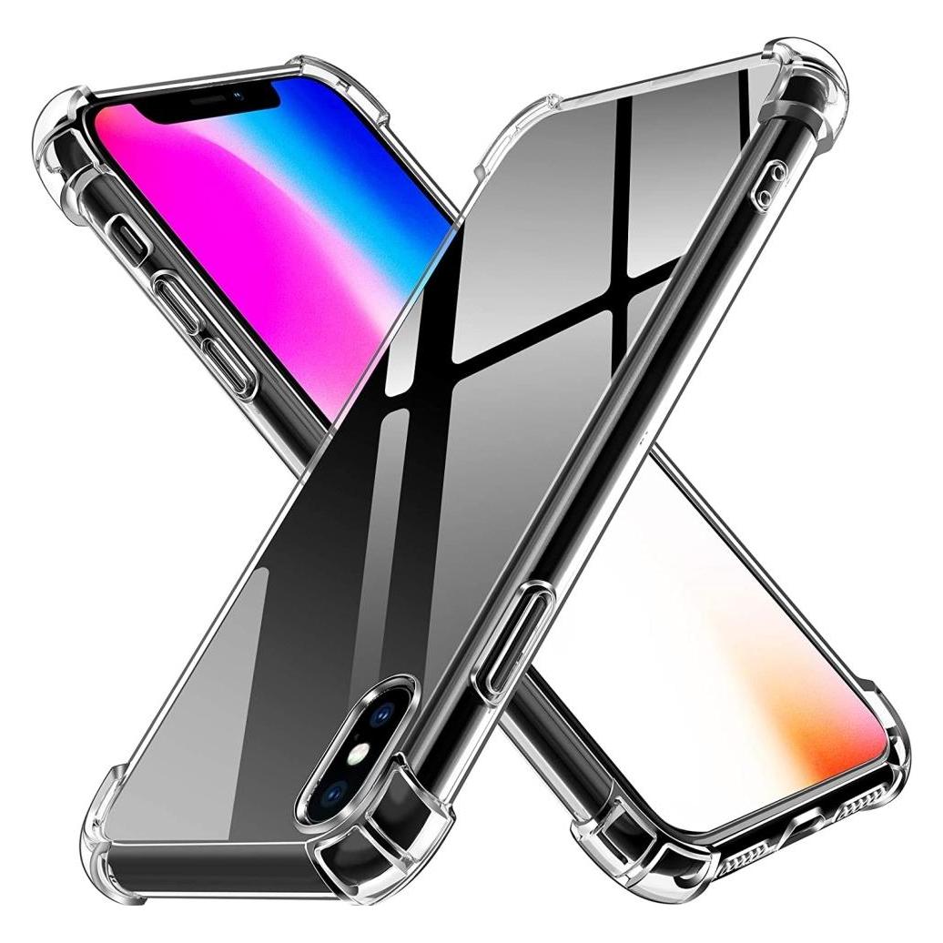 Screenguard Apple iPhone Xs Hülle Crystal Soft Airbag Bumper (Apple iPhone XS) (00031135)